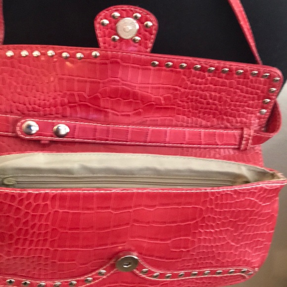 NWOT NINE WEST RED SHOULDER BAG - Picture 9 of 9